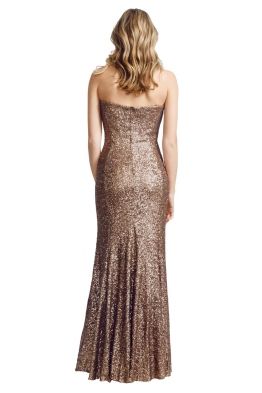 George - Adrina Gown - Front - Brown