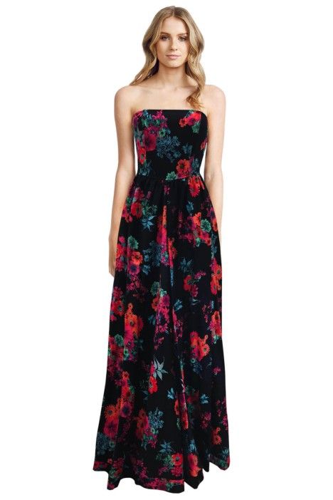 Bronx and Banco - Floral Prints Dress - Front