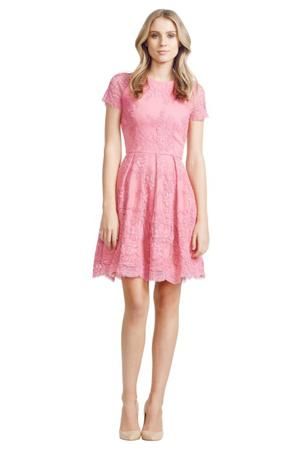 pink calais dress by alex perry