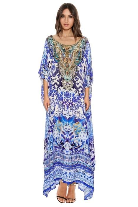 Camilla Guardian Of Secrets Round Neck Kaftan - Maternity Outfit