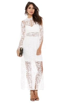Thurley - Wisteria Dress - Front - White