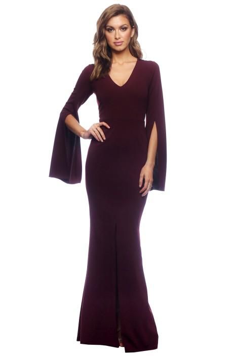Amaryllis Gown - Wine - Maternity Outfit