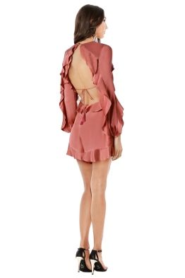 Zimmermann - Winsome Flutter Playsuit - Guava Pink - Front
