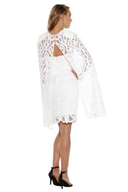 Thurley - Khalessi Cape Dress - Front - White