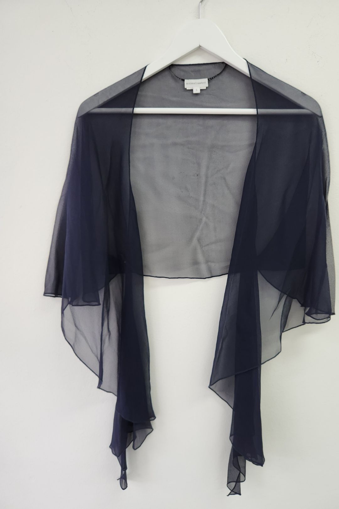 Anthea Crawford - Fortuna Sheer Blue Shrug