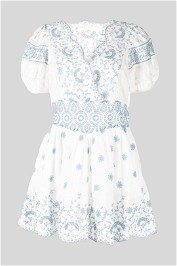 Valente Broderie-Anglaise Mini Dress