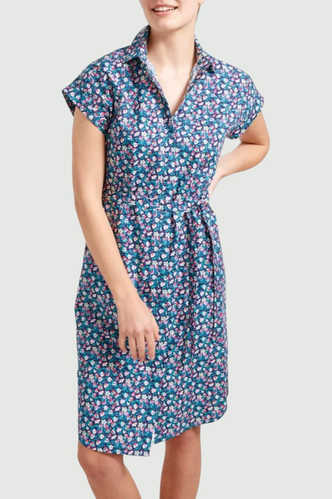 Sportscraft Floral Sarah Liberty Shirt Dress