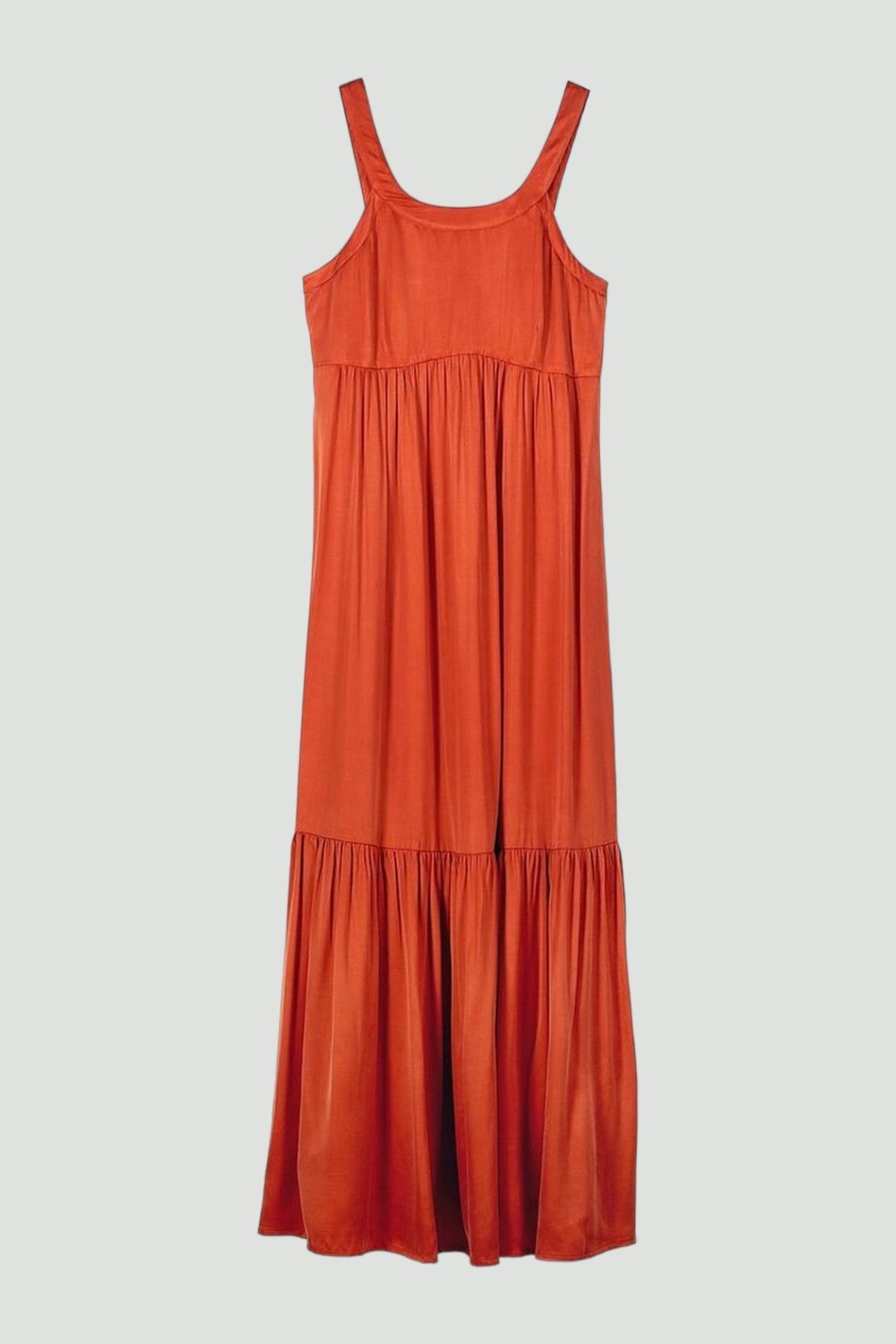 Kaya Tie Strap Maxi Dress - Terracotta