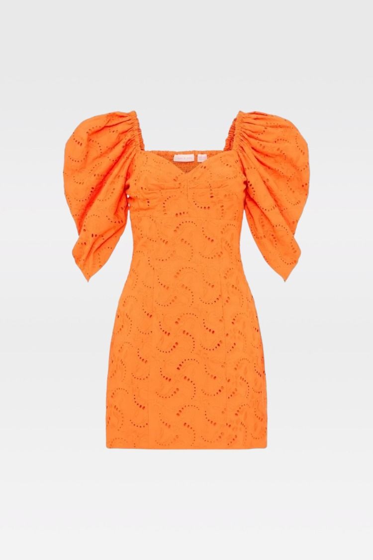 Pretty Feelings Mini Dress in Orange