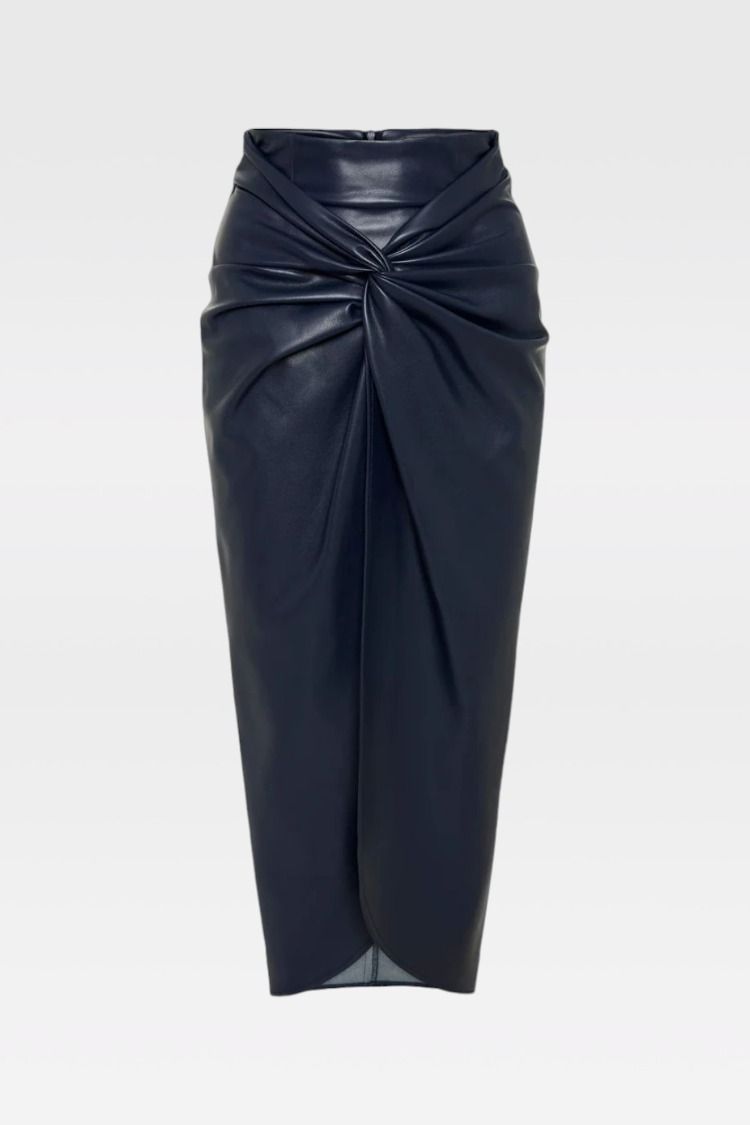 Buy Bianca Twist Knot Skirt in Blue Sheike GlamCorner