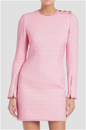 Charlotte Long Sleeve Mini Dress in Pink