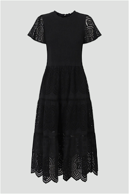 lace occasion dresses Lace Blushing Pink Formal Dresses Knee Length Wedding Party Dress –  misshow.com main image 0