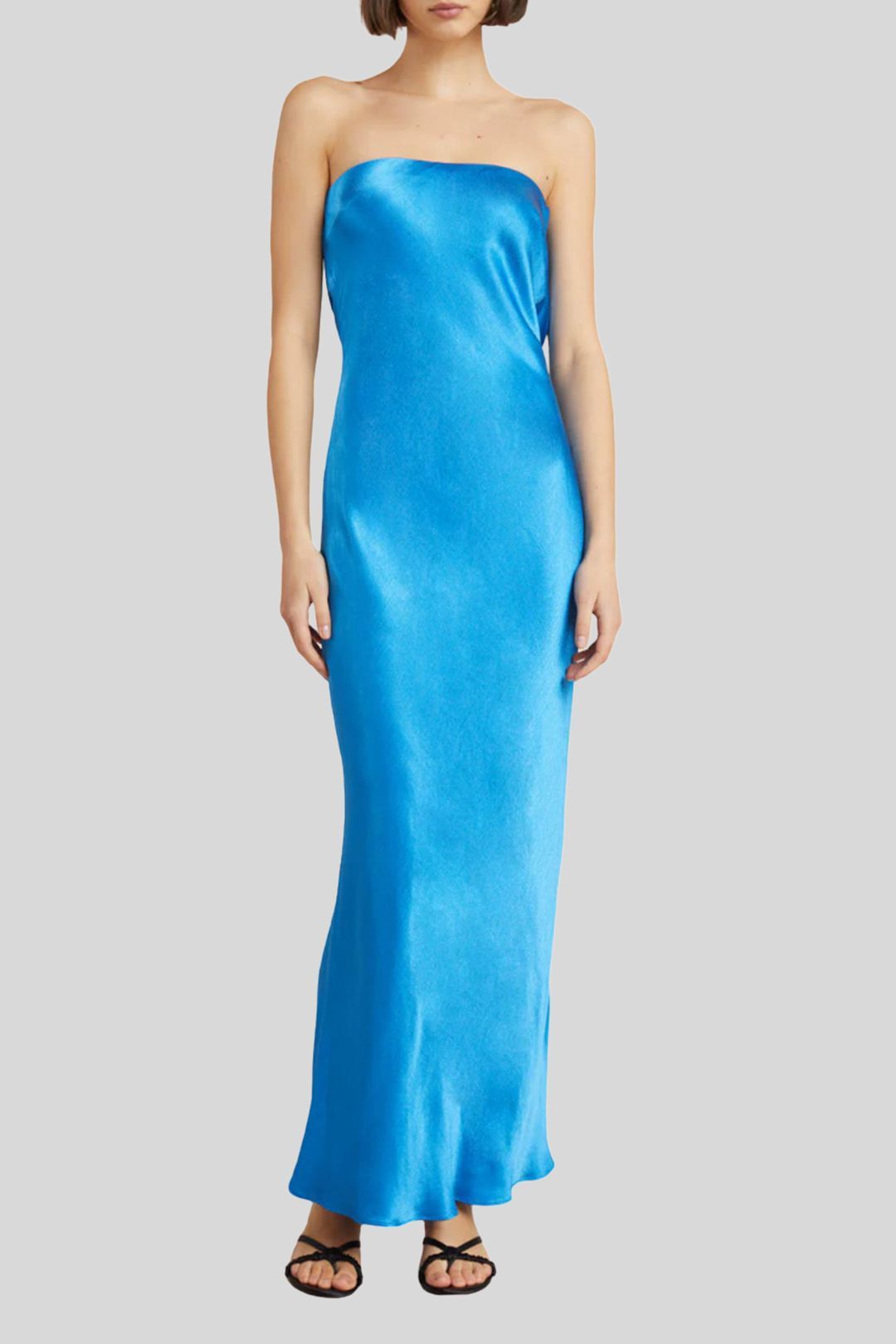 Bec and Bridge Moon Dance Strapless Dress in Blue