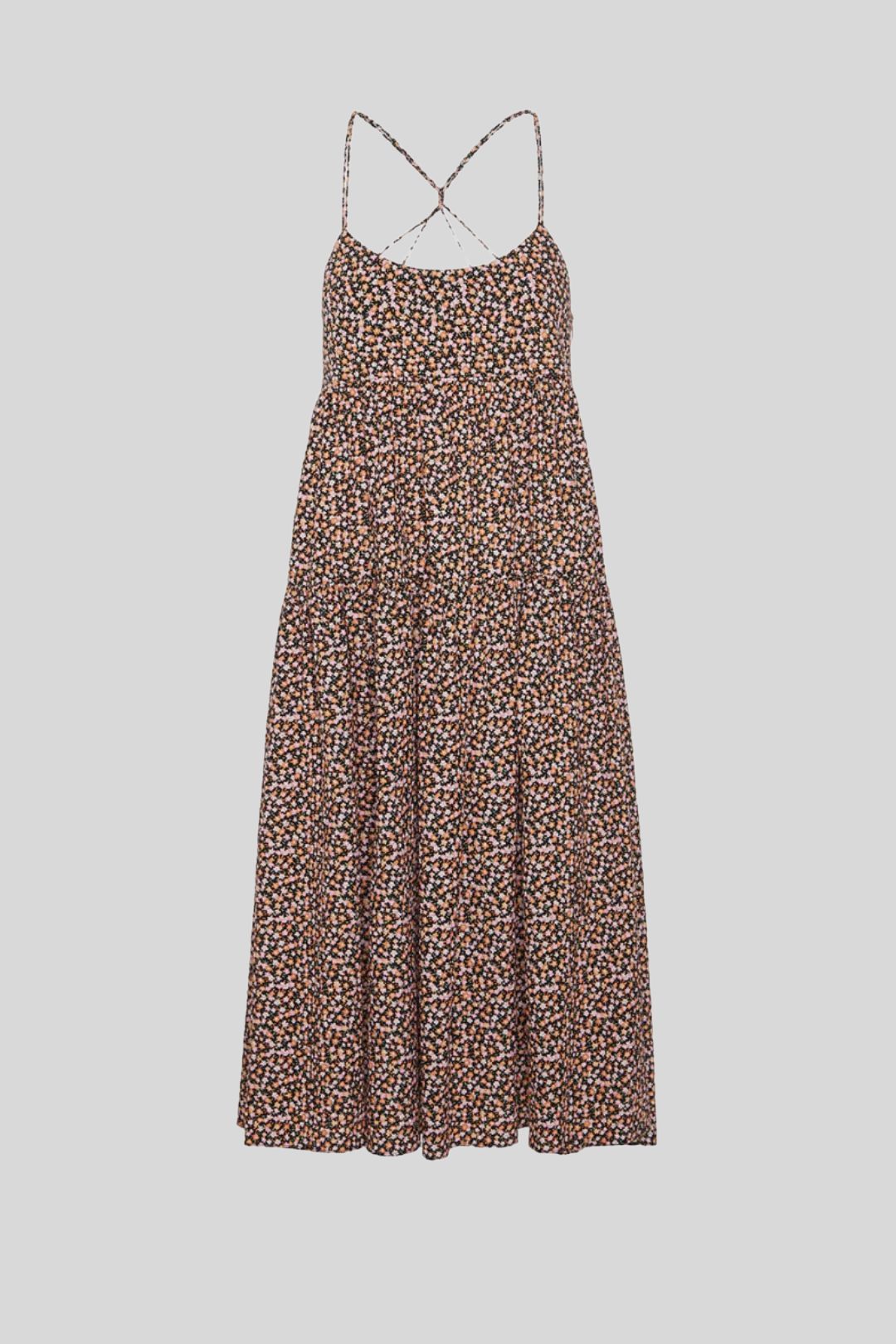 By Johnny Acacia Cloud Pink Floral Midi Dress