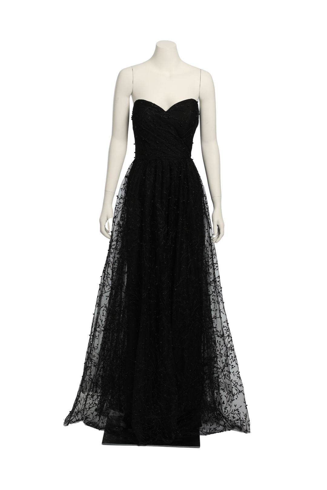 Buy Lauryn Sweetheart Glitter-Pearl Ball Gown | Bariano | GlamCorner
