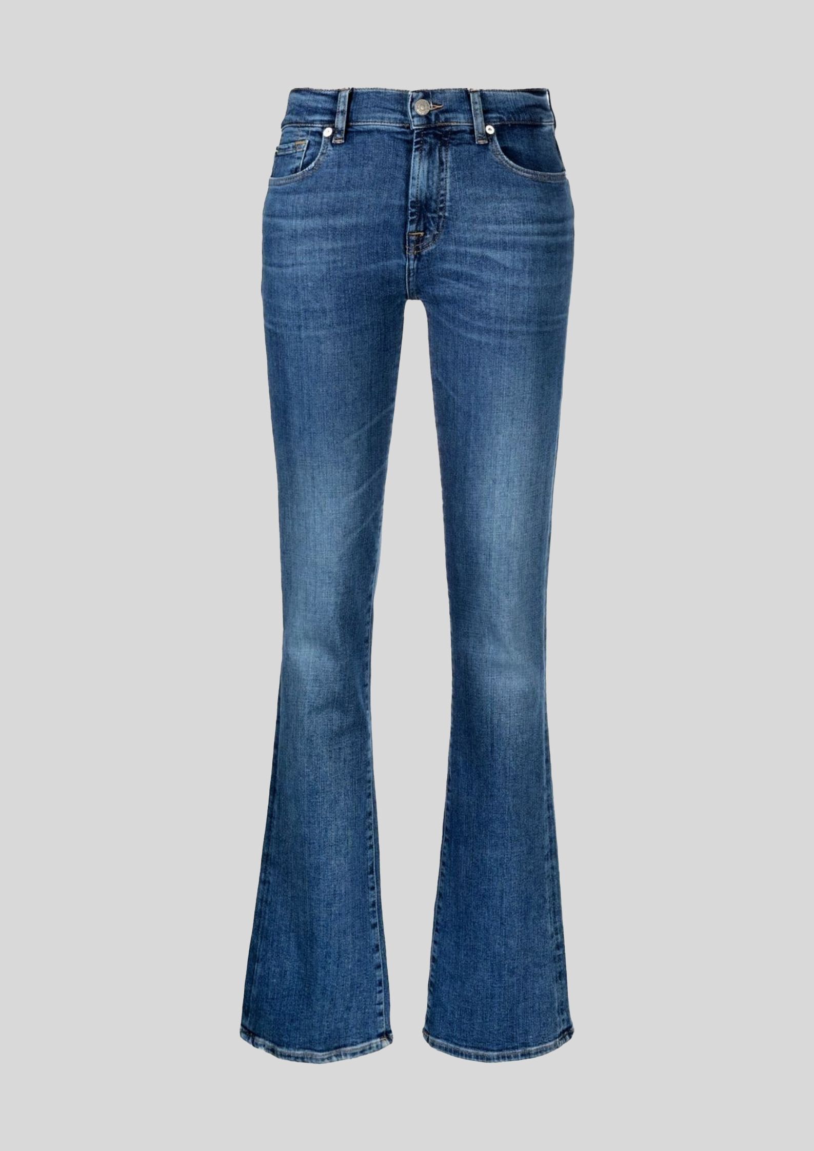 7 For All Mankind Flared Bootcut Jeans Blue