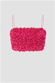 Sheike Bouquet Crop Top in Pink