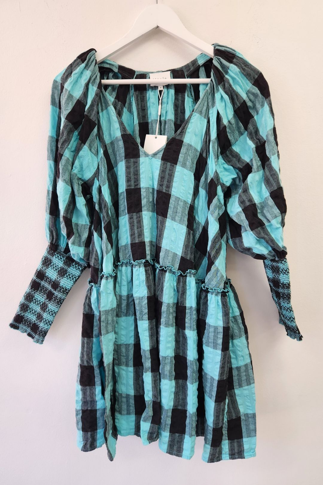 casual mini white dress Cotton Bump friendly dresses Belvedere Black Wrap Dress Waist:32W