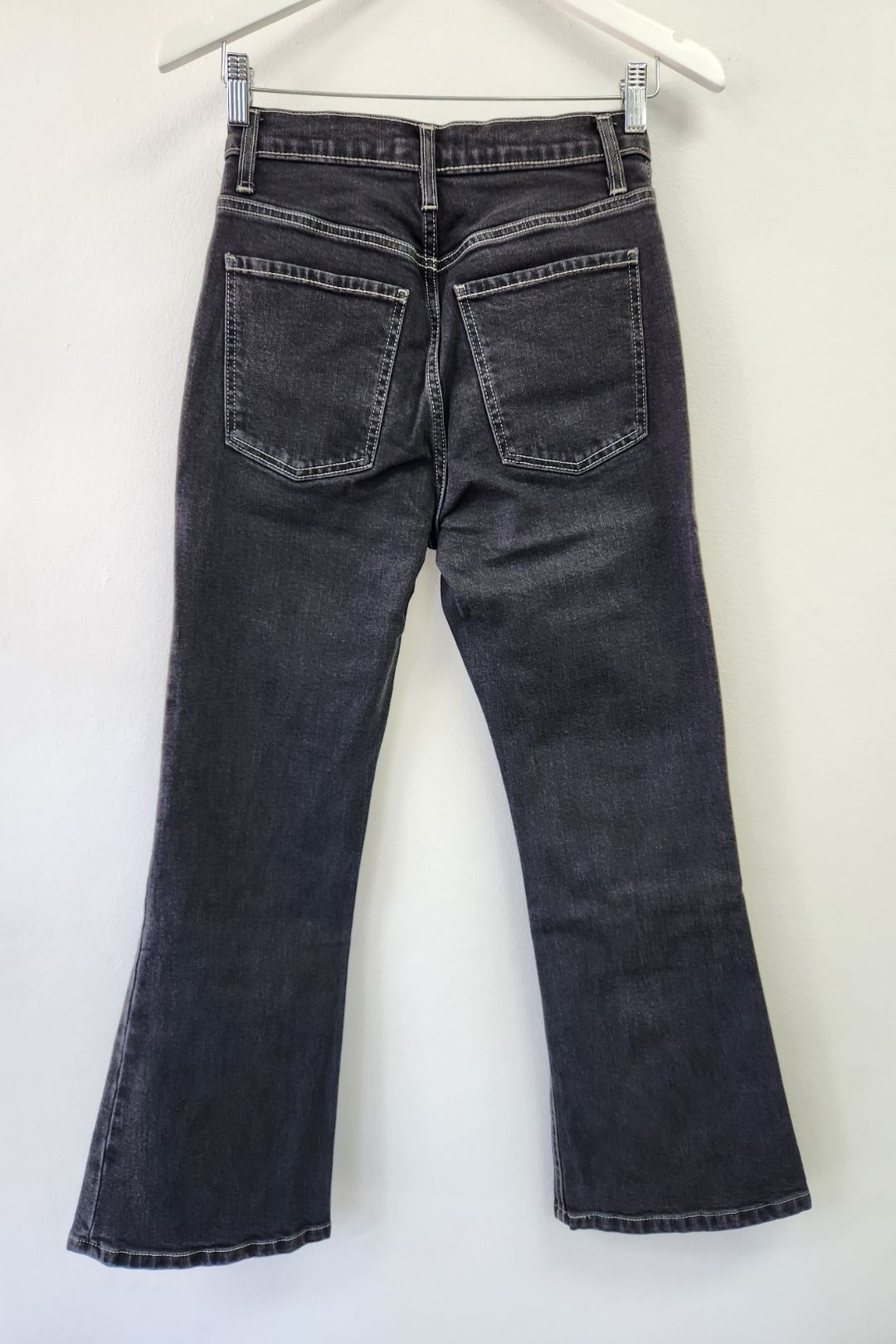 Black Ankle Crop Romona Slater Jeans