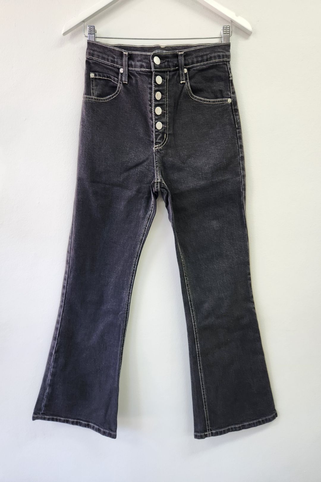 Black Ankle Crop Romona Slater Jeans