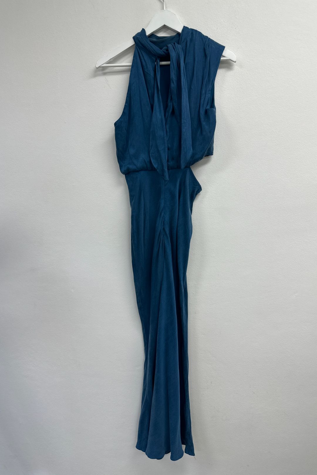 Buy Blue Park Ave Sleeveless Midi Dress Sheike GlamCorner