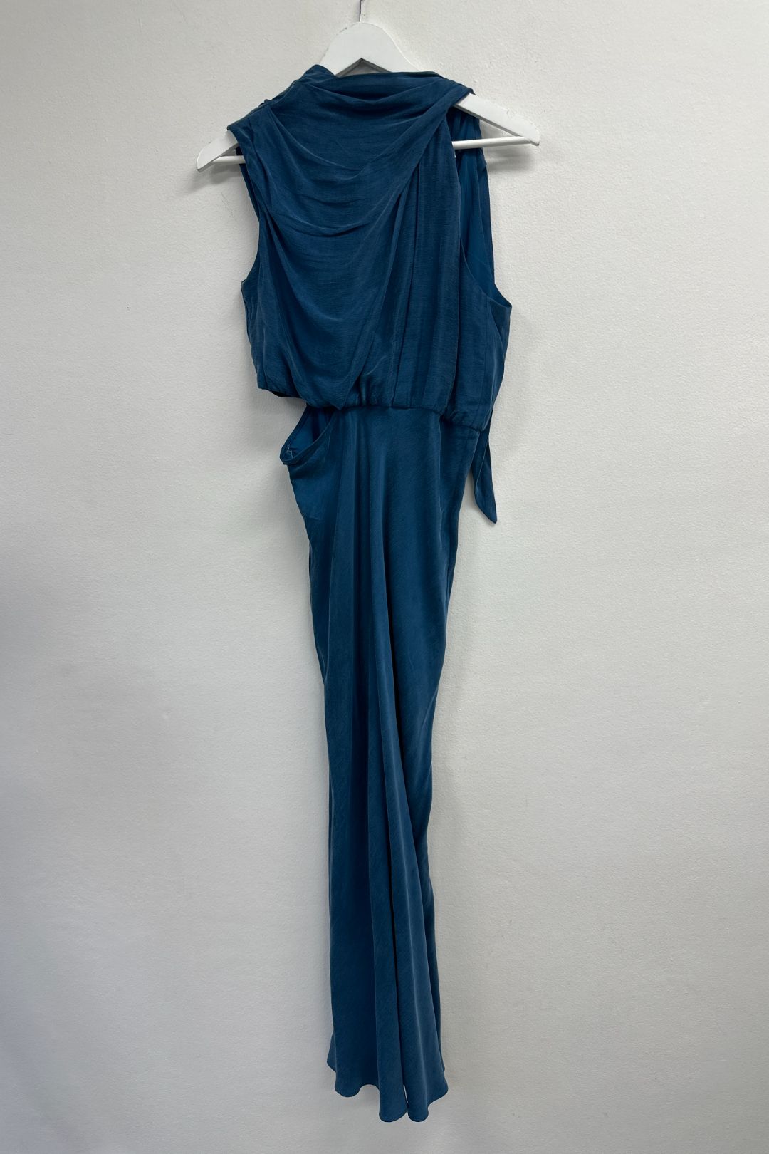 Buy Blue Park Ave Sleeveless Midi Dress Sheike GlamCorner