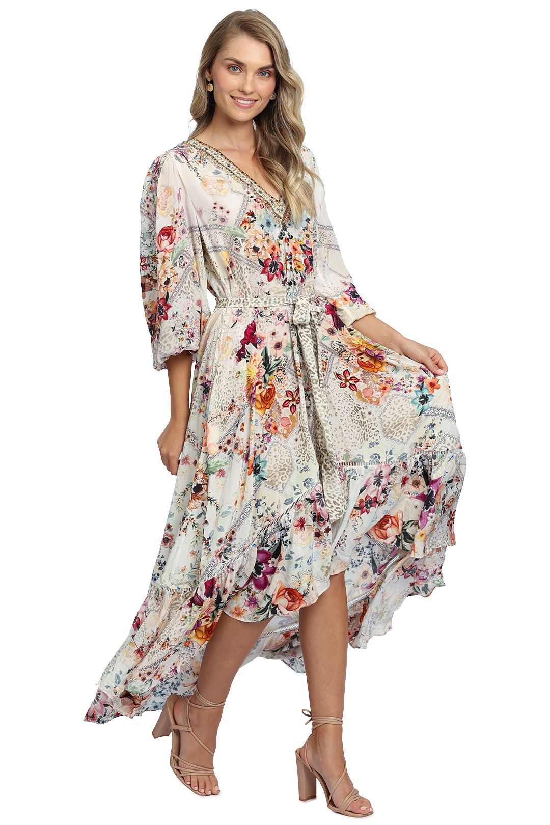  Camilla Blouson Sleeve Gathered Dress Sew In Love Midi