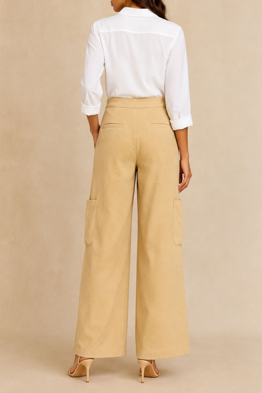  Dress Hire Brunch Venroy	Talored Wool Cargo Pant - Light Camel