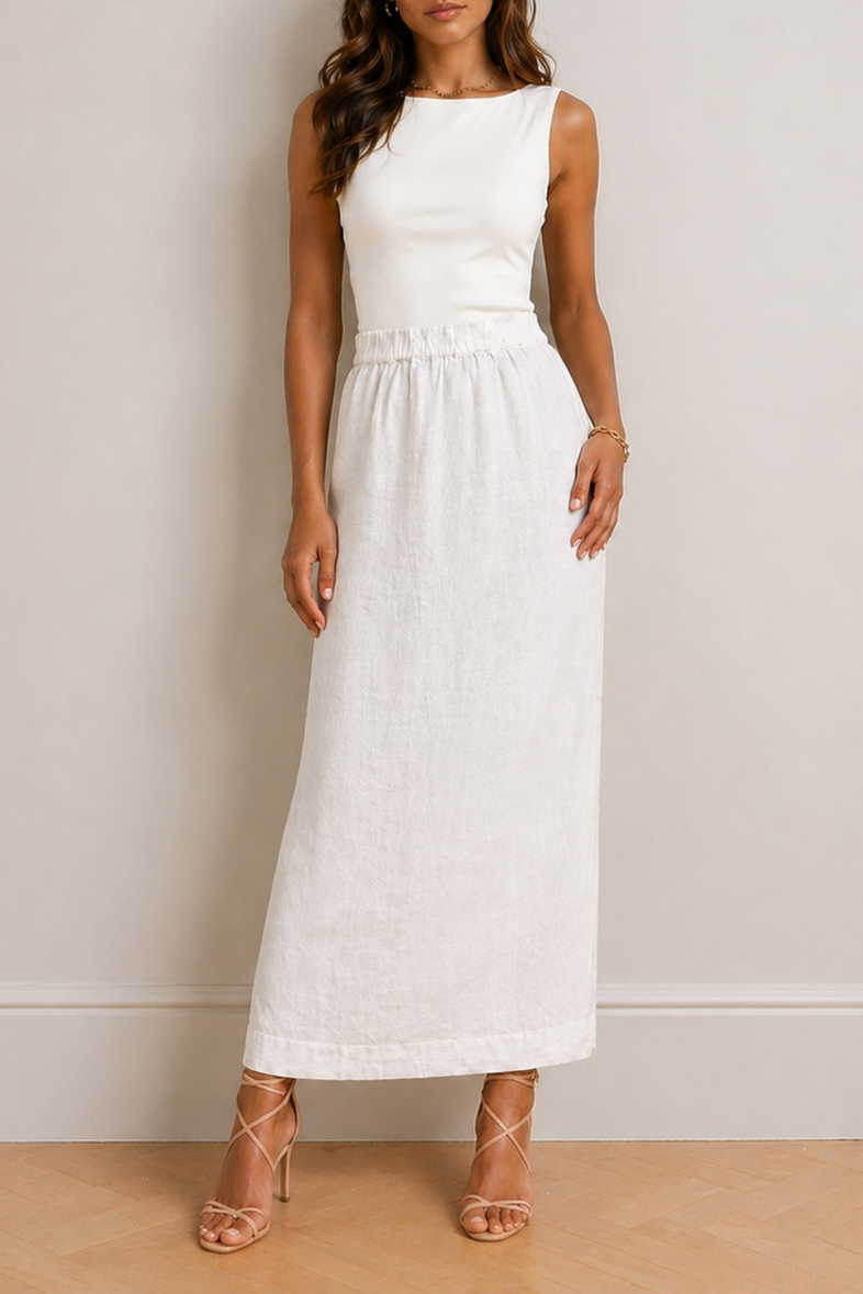 white off shoulder ruffle dress Evalyn Tiered Ruffle Maxi Dress  Shop American Threads Women's Trendy Online Boutique White / L