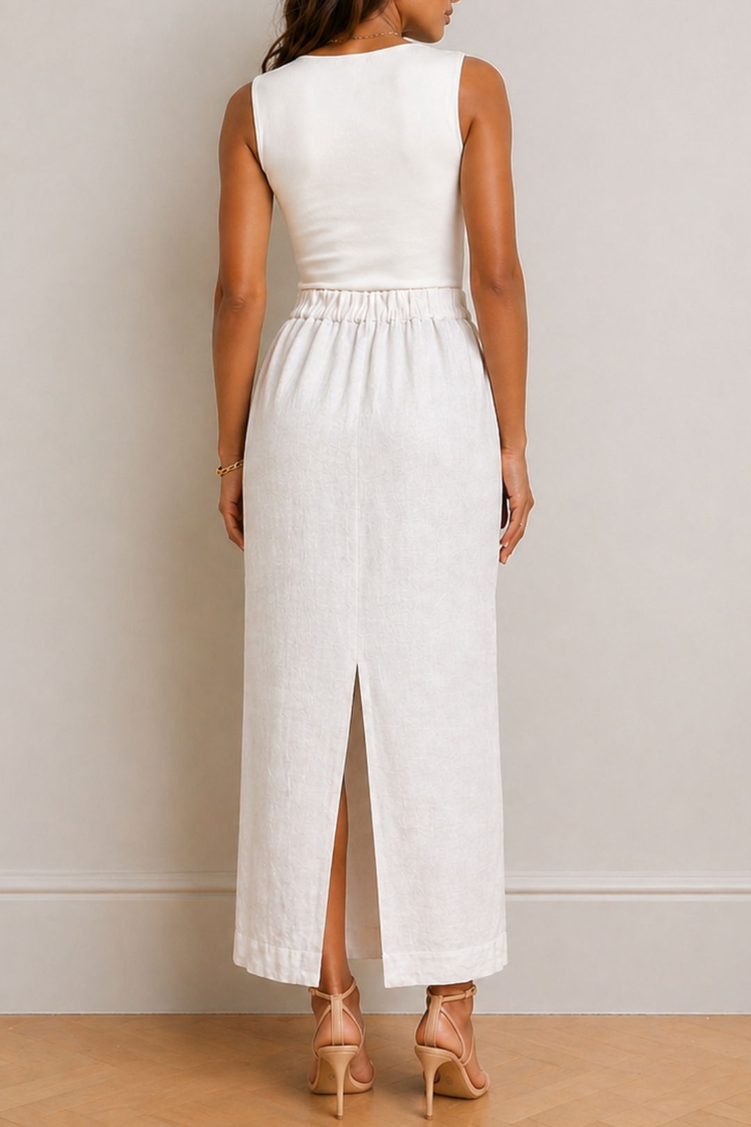  Dress Hire Work Event Posse	Emma Pencil Skirt - Ivory