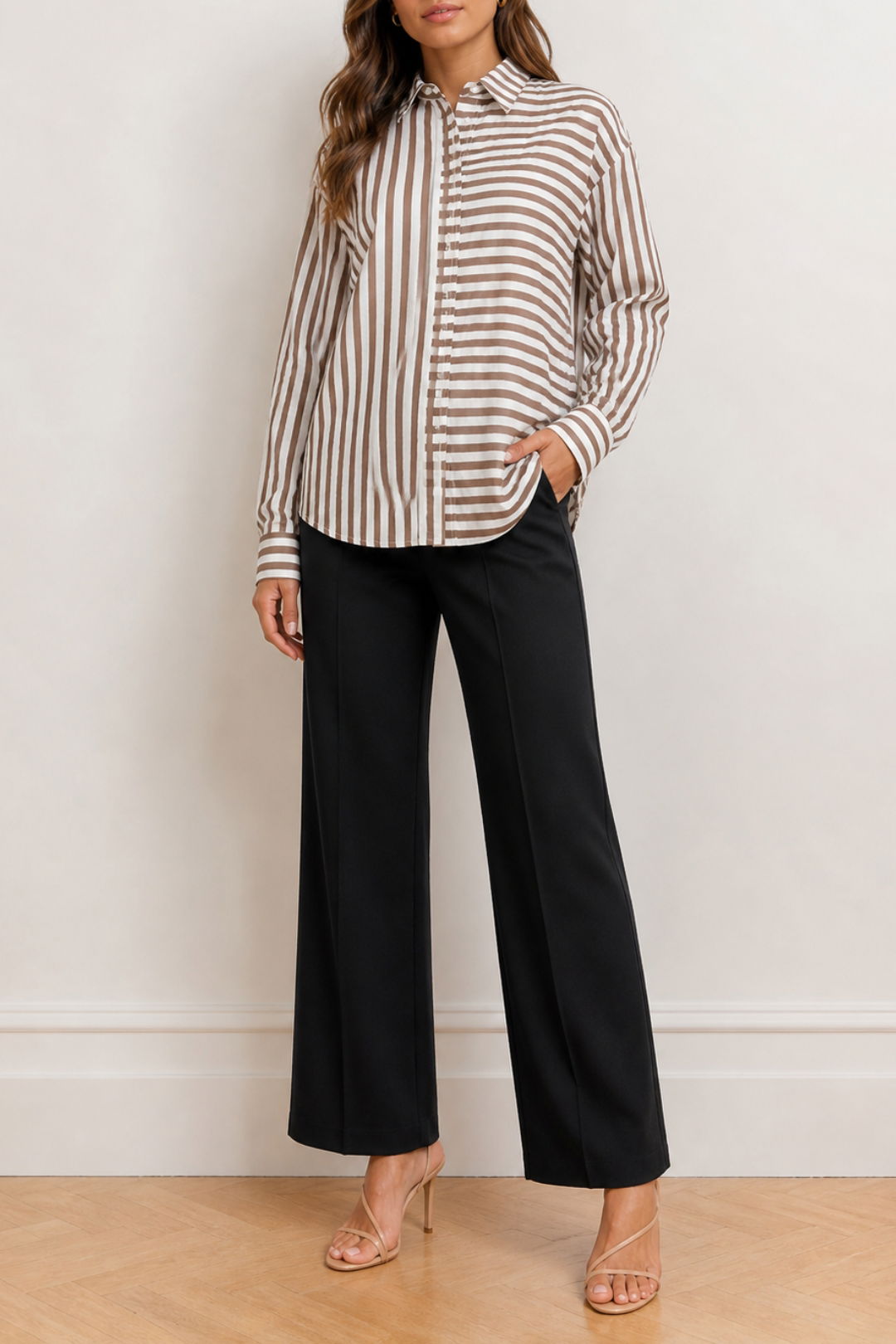  Dress Hire Work Event Signature Woven Stripe Shirt 