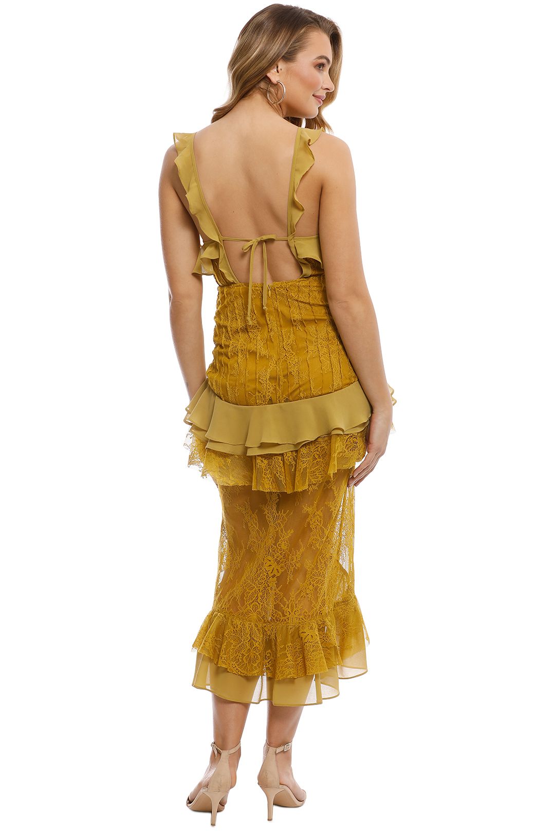 For love and lemons dotty midi dress new arrivals
