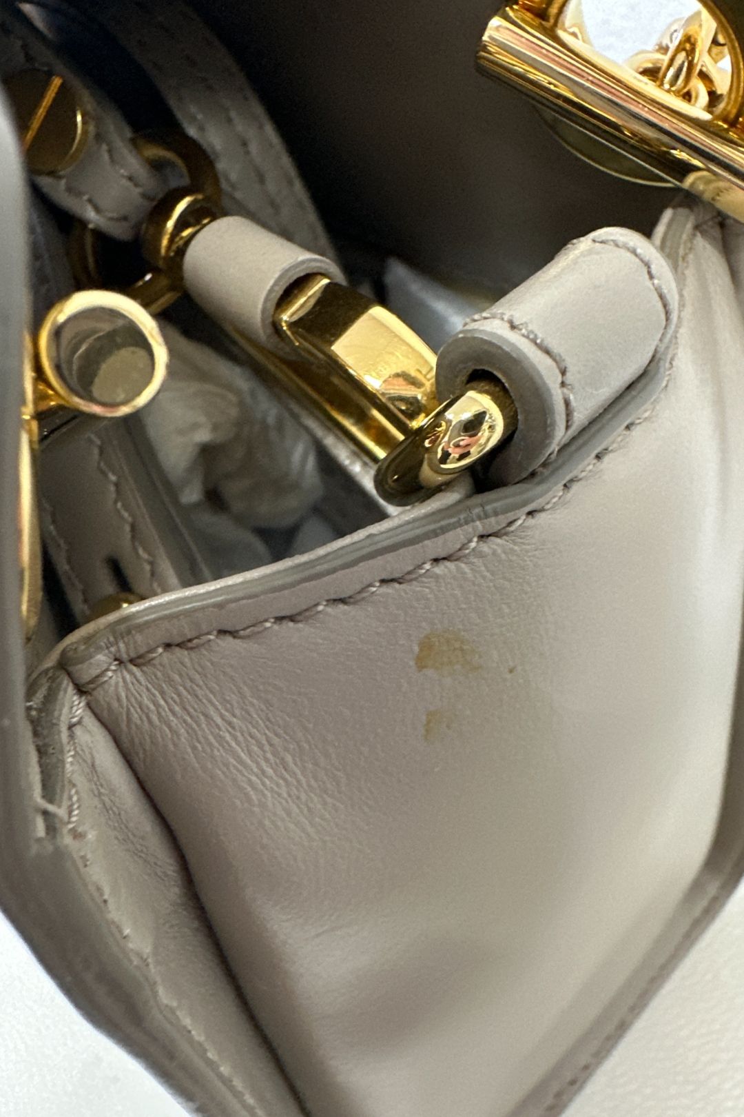 Mini Annie Shoulder Bag in Motty Grey 
