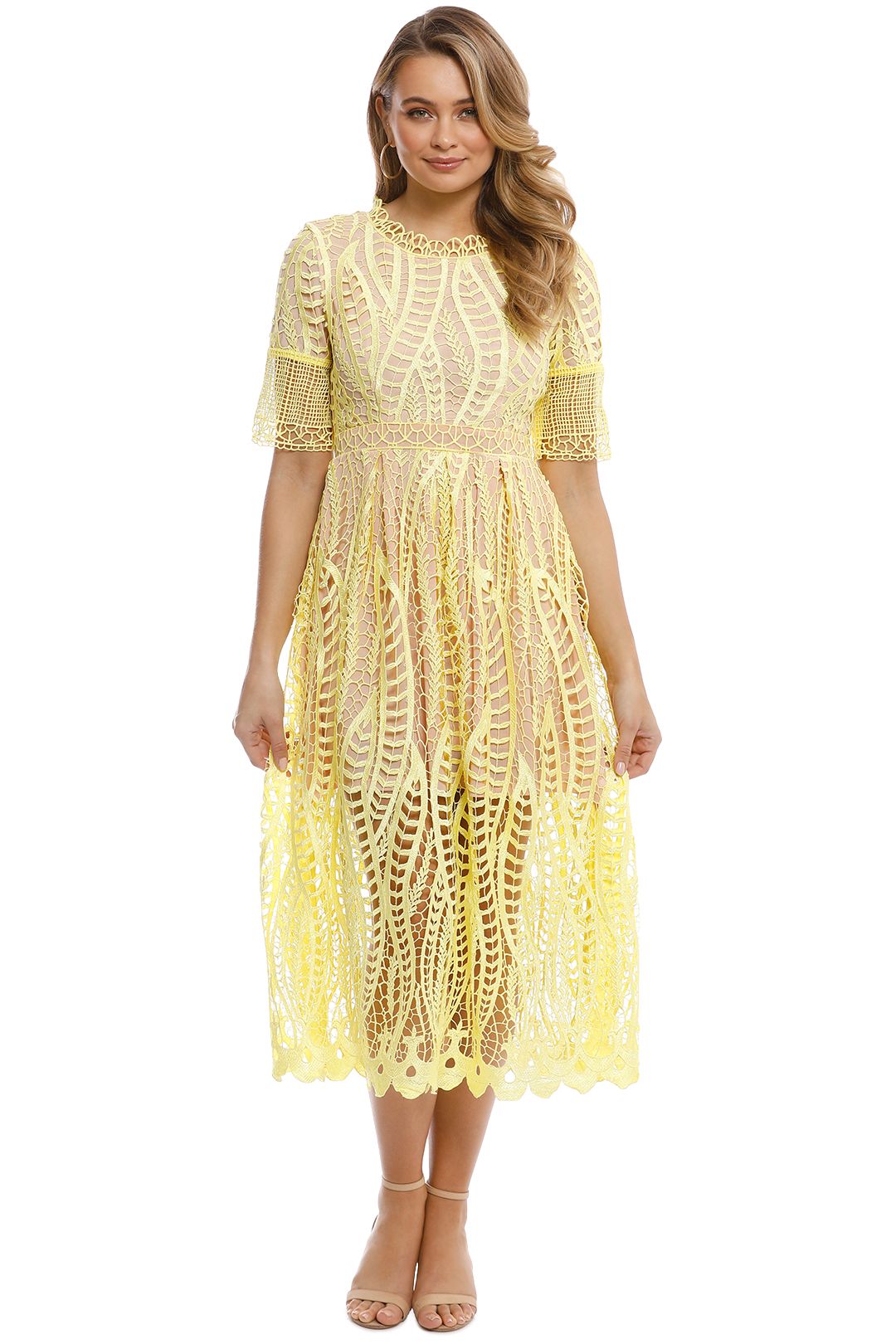 Mossman - The revival Dress - Yellow - Front