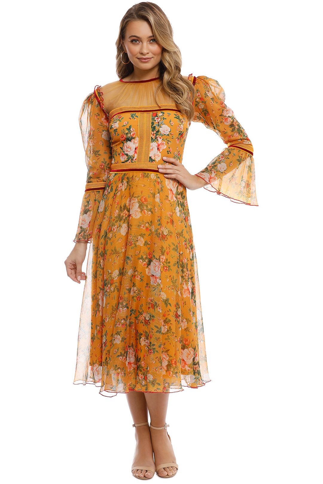 Tadashi shoji yellow dress 2025