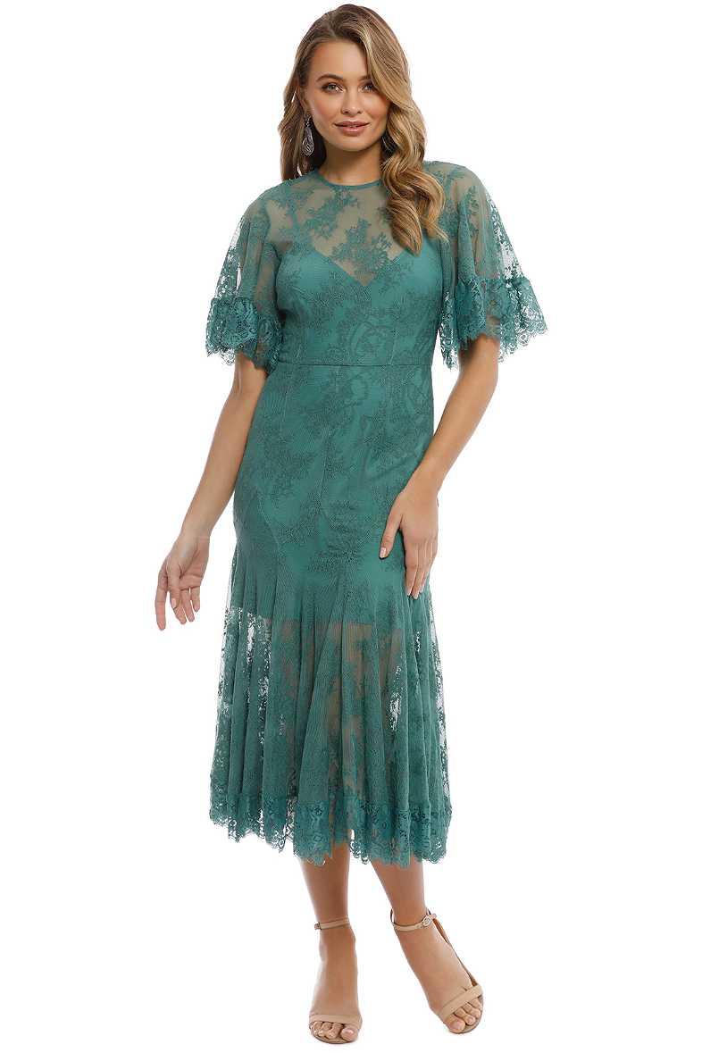 Blind Love Midi Dress in Kale by Talulah for Hire