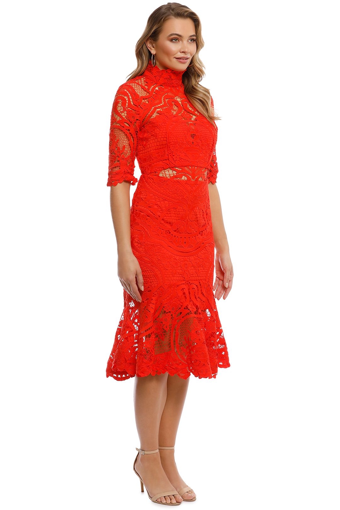 thurley orange dress Eden Serpent Dress
