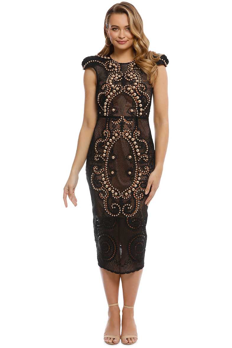 benni off shoulder dress Benni - Nico Off Shoulder Maxi Dress