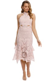 Thurley - Waterlily Midi Dress - Blush - Front