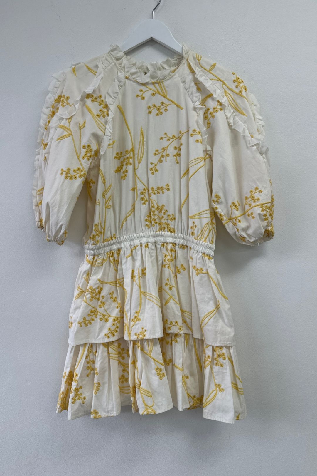 white christmas dresses Ray denim mini dress sunlight wash main image 1
