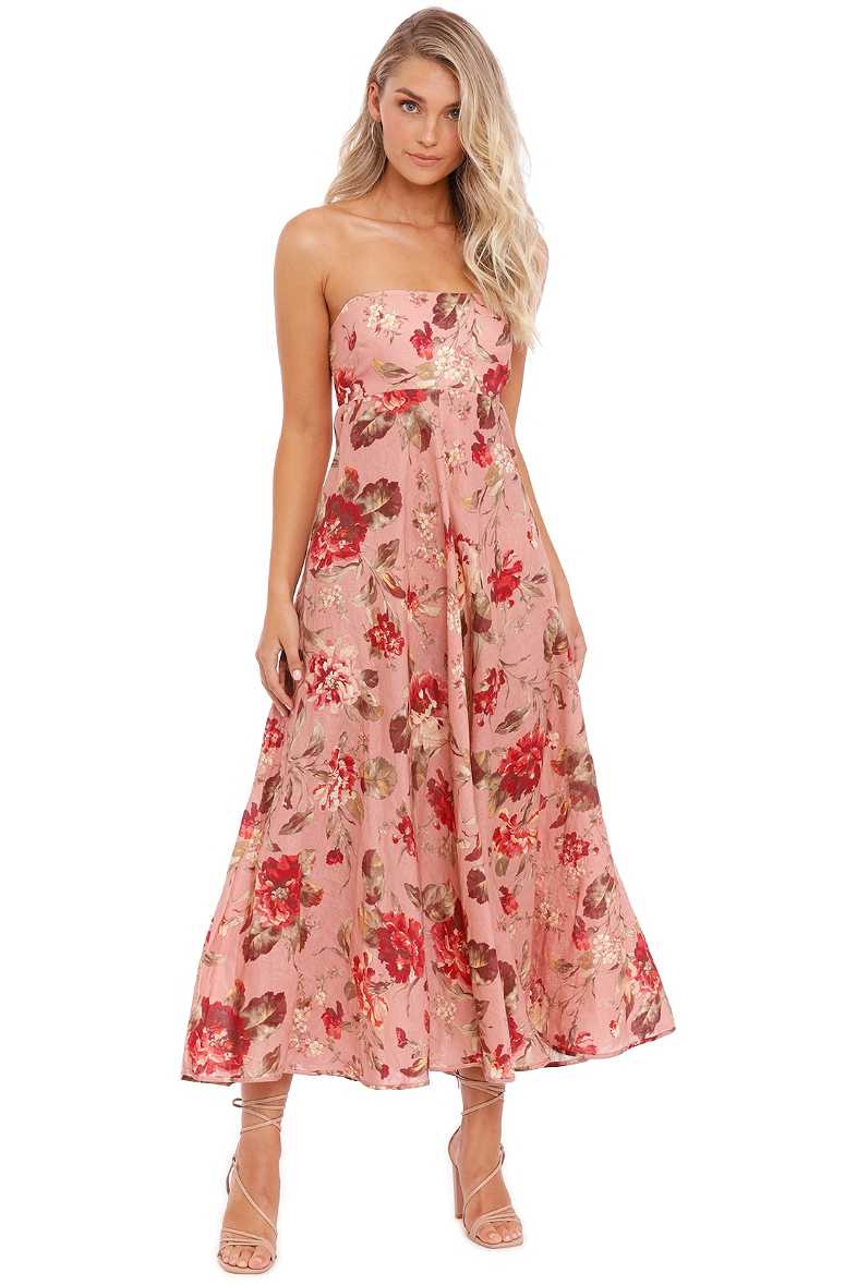 knee length dresses for ladies Myra Mesh Cassia Pearl Dress