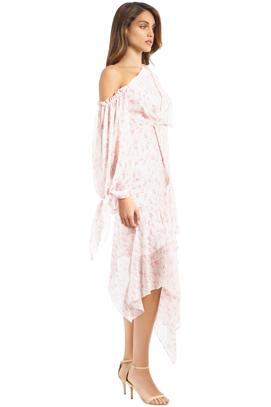 Acler - Aurora Rosewater Dress - Pink - Side