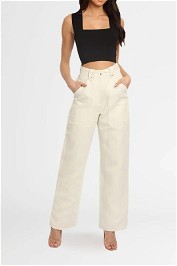 Acler Bancroft Pant white front