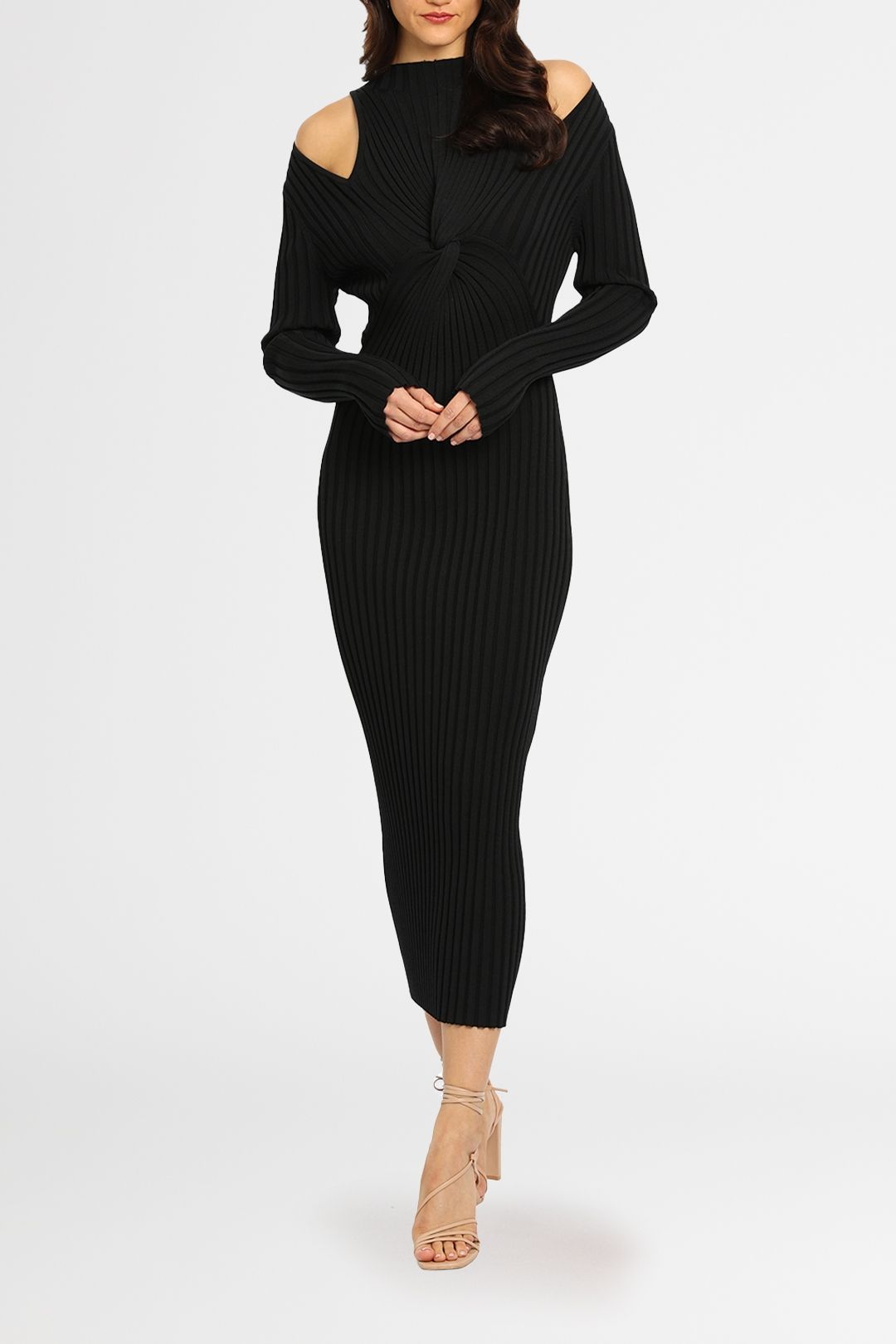 Collins Dress Black Acler bodycon