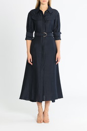 Acler Corte Dress Navy