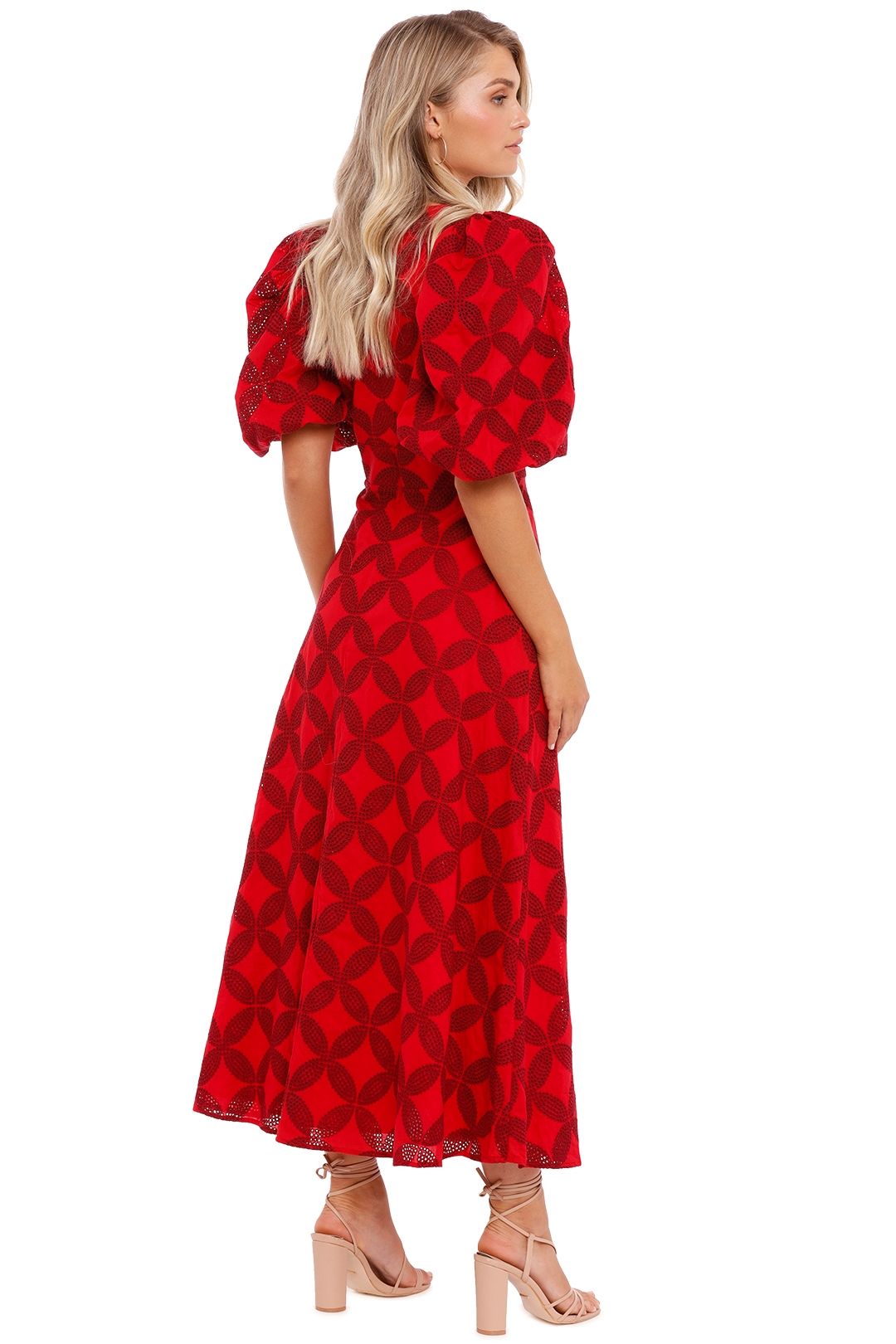 Hire Hamilton Dress in Red Acler GlamCorner