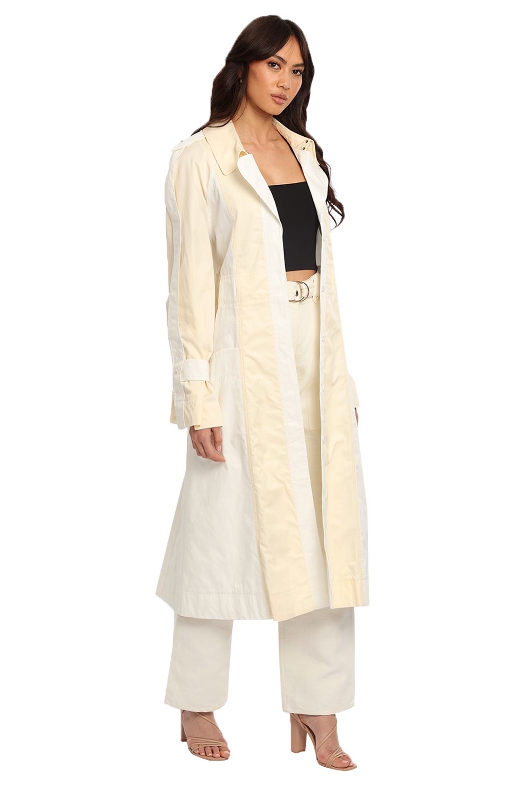 Acler Marco Trench Cream