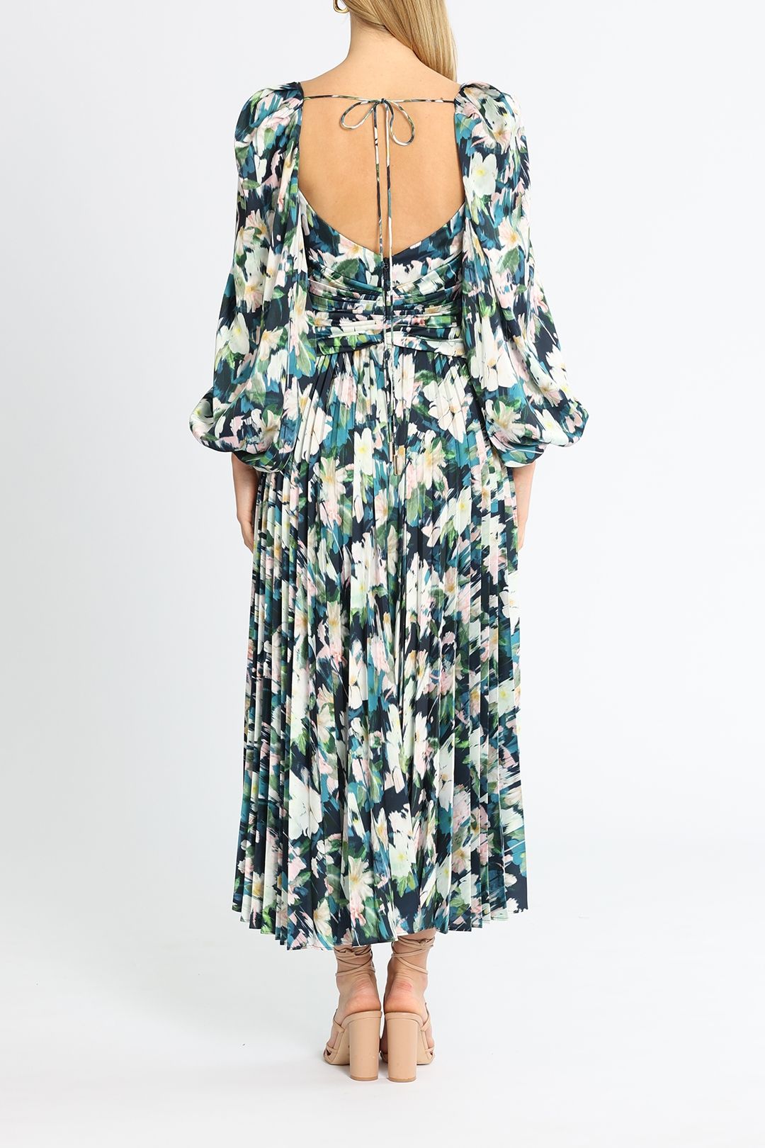 Posey pleated cut new arrivals out jumpsuit