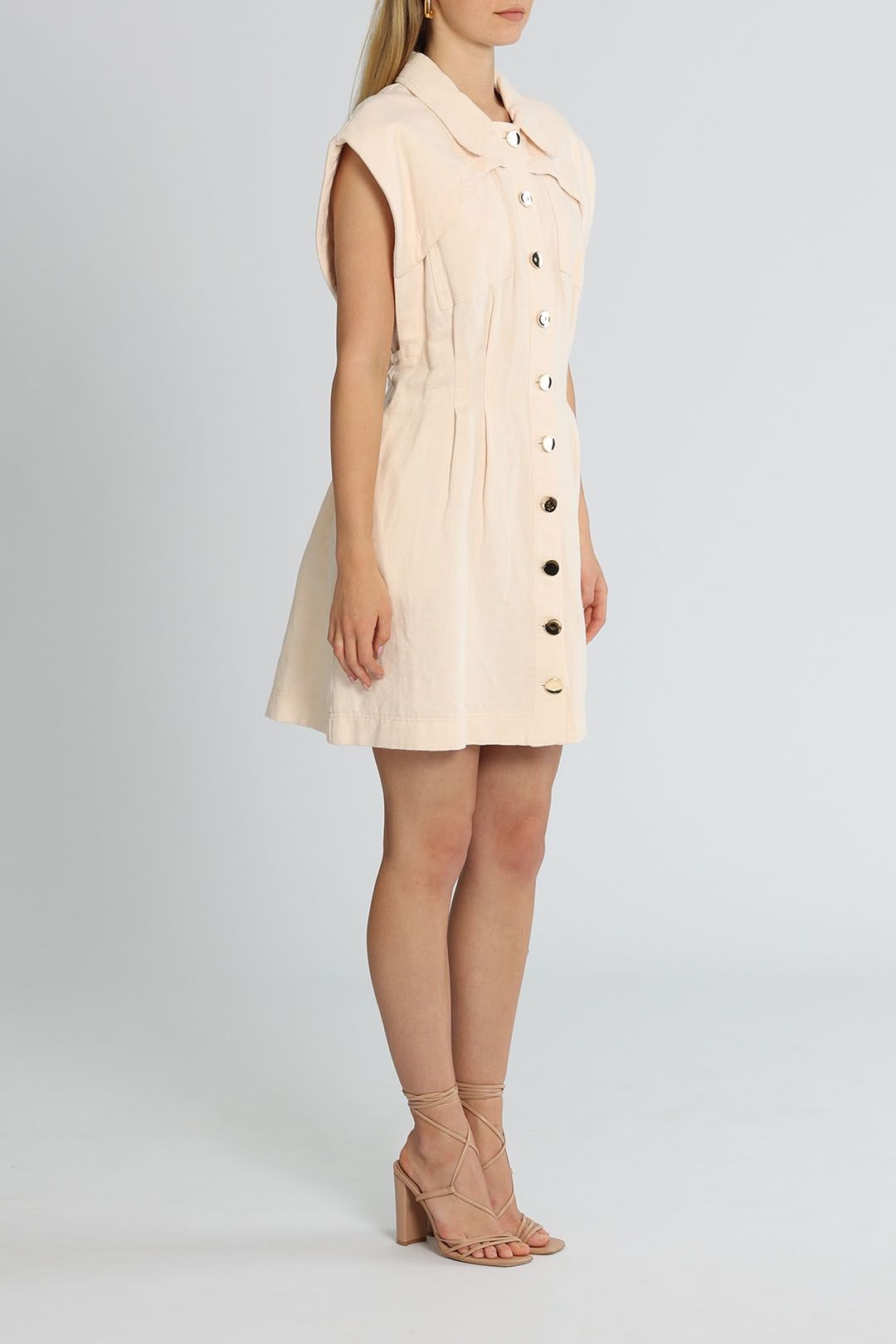 Acler Westcroft Dress in Blush Mini
