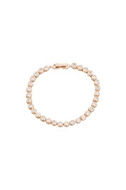 Adorne - CZ Rubover Diamante Bracelet - Rose Gold - Front